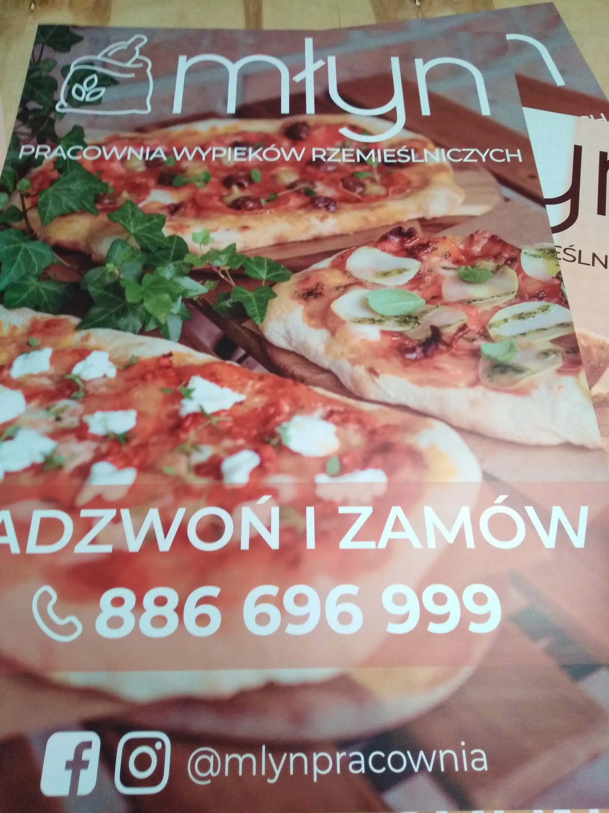 Wydruk reklamowy dla pracowni wypieków