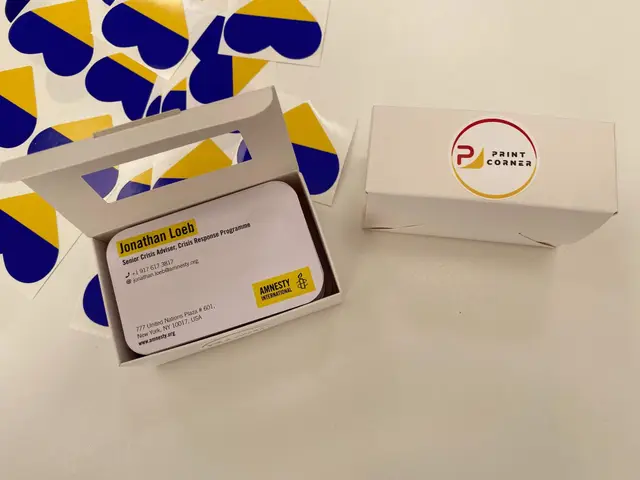 Wizytówki z logo w pudełku