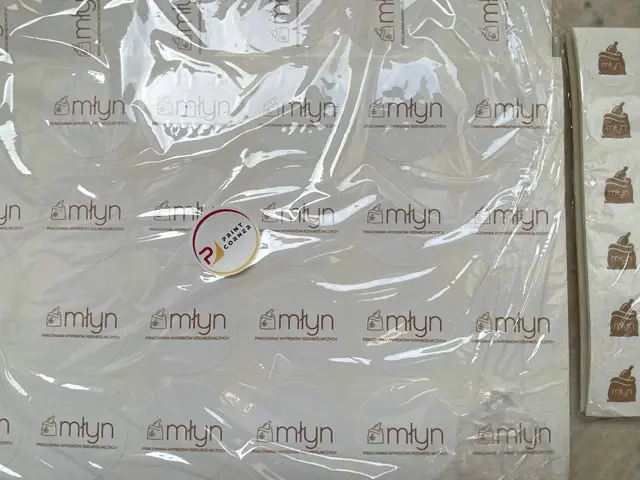 Folia z nadrukiem logo piekarni